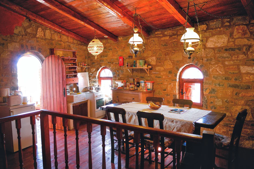 Monastiri kitchen dining upper level 01