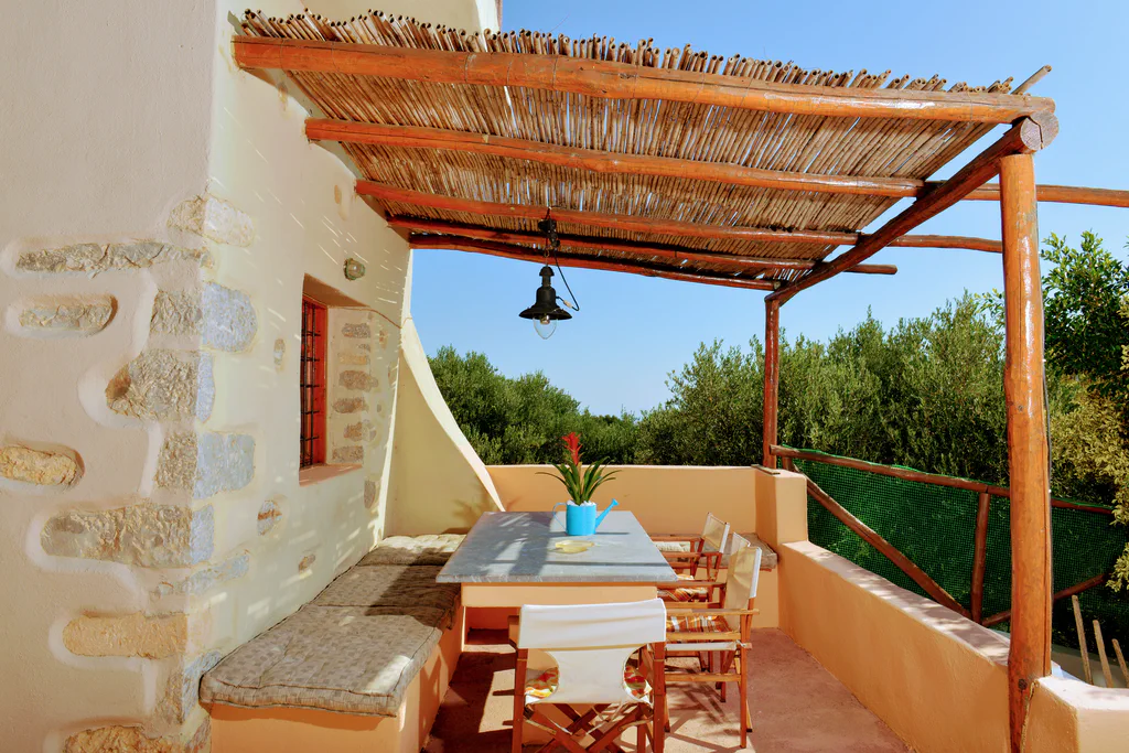 Almond Tree Villa outdoor dining terrace