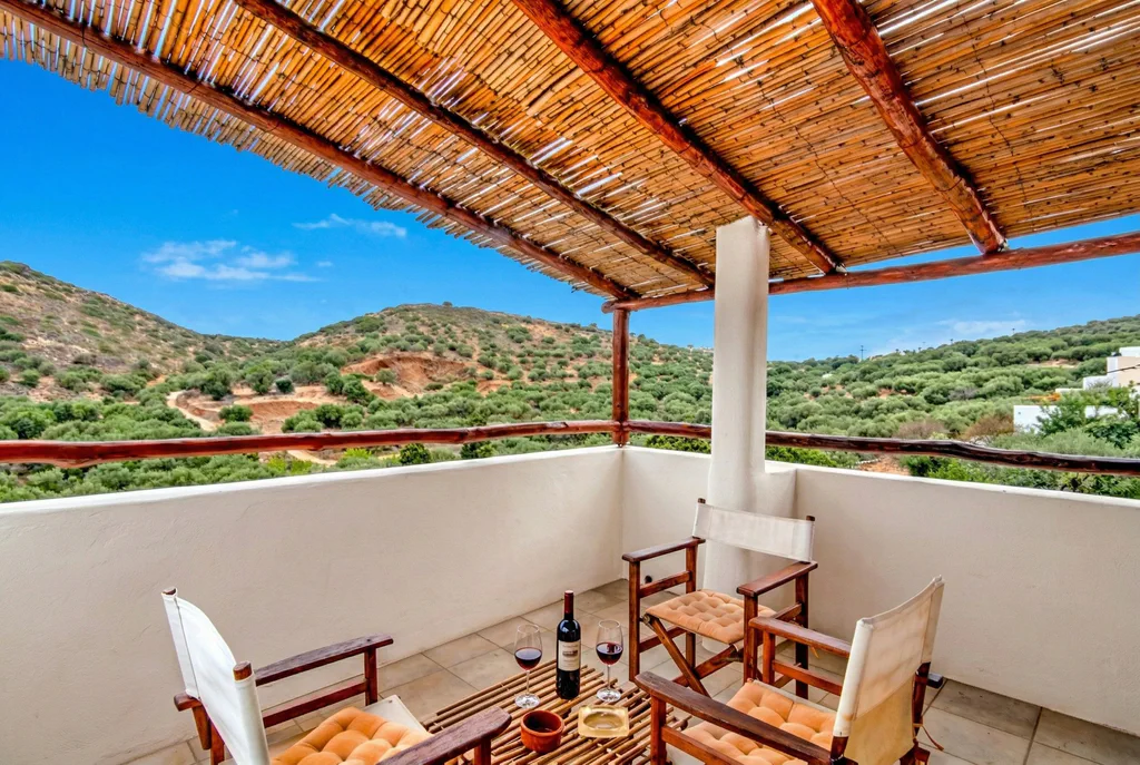 Almond Tree Villa upper terrace